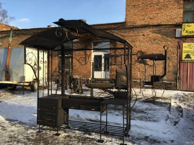 Лот: 13037899. Фото: 1. Мангал удачный. Мангалы, грили, коптильни