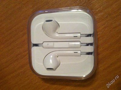 Лот: 2429002. Фото: 1. новые оригинальные apple earpods... Красноярск