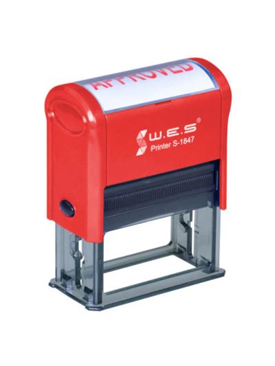 Лот: 14023581. Фото: 1. WES Printer S-1847 (47 x 18) цвет... Печати, штампы, оснастки
