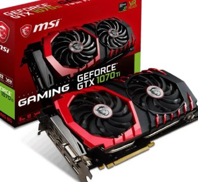 Лот: 18685686. Фото: 1. Видеокарта MSI GeForce GTX 1070... Видеокарты