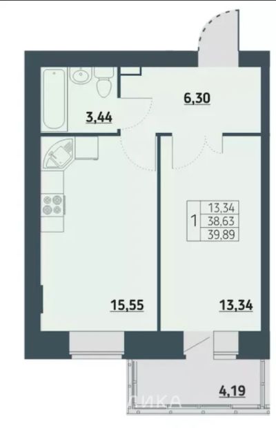 Лот: 25117800. Фото: 1. Продажа Квартира Красноярск, Светлова... Квартиры, студии