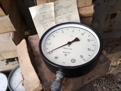 Лот: 13537527. Фото: 1. манометр МП4-УУ2 0-16 kgf\sm2... Контрольно-измерительное оборудование