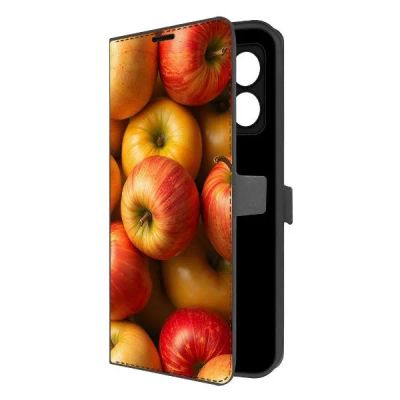 Лот: 25541640. Фото: 1. Чехол Krutoff Eco Book "Яблоки... Чехлы, бамперы