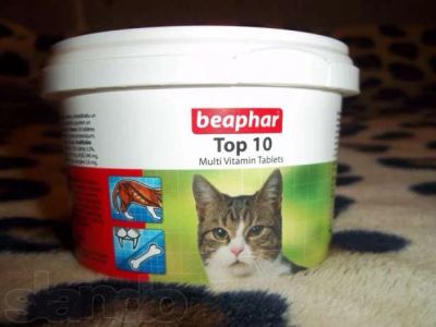 Лот: 3447170. Фото: 1. витамины beaphar топ 10 для кошек. Корма