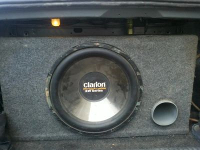 Лот: 5093399. Фото: 1. Сабвуфер Clarion 15". Сабвуферы