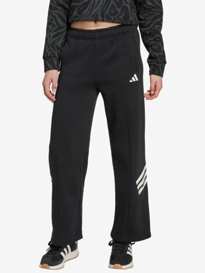 Лот: 25640152. Фото: 1. Брюки для девочек adidas, Черный. Спортивные брюки, штаны