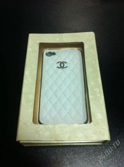 Лот: 1862639. Фото: 1. чехол Iphone 4/4s chanel бел. Чехлы, бамперы