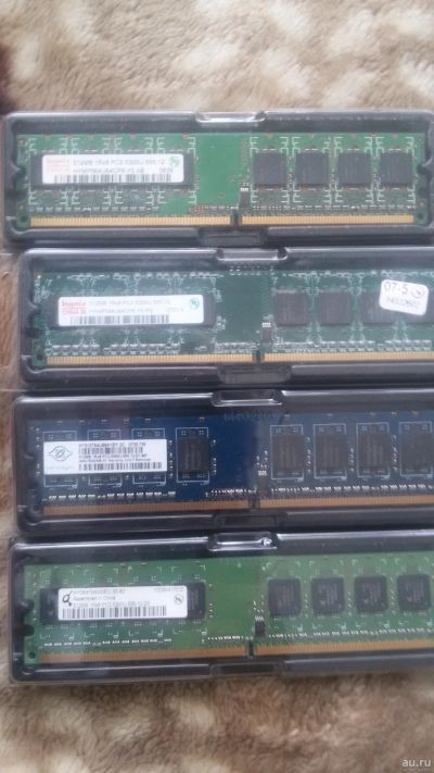 Лот: 15762490. Фото: 1. DDR 2, 4 планки по 512 одним лотом... Оперативная память