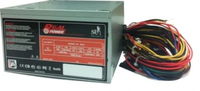 Лот: 7927573. Фото: 1. Блок питания 400W Real Power CG400R28... Корпуса, блоки питания