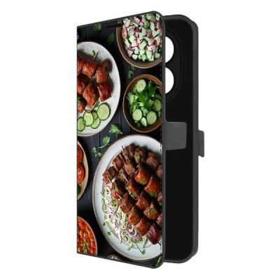 Лот: 25542036. Фото: 1. Чехол Krutoff Eco Book "Застолье... Чехлы, бамперы