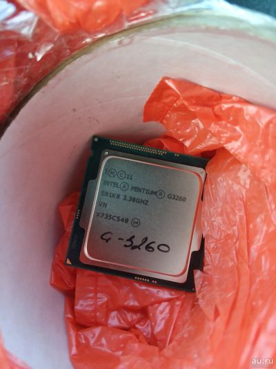 Лот: 13399880. Фото: 1. Процессор G3260 3.3 MHz, 2 ядра... Процессоры