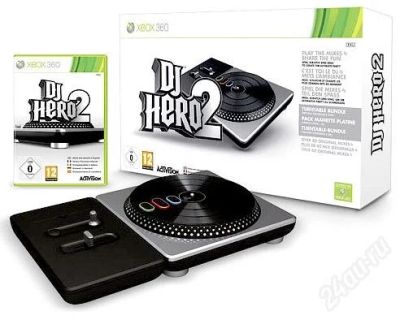 Лот: 1087244. Фото: 1. DJ Hero 2 XBOX360 (игра+контроллер... Игры для консолей