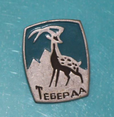 Лот: 9547382. Фото: 1. Знак: Теберда. Город-река-заповедник... Сувенирные
