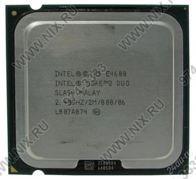 Лот: 2436346. Фото: 1. Процессор Intel Core 2 Duo E4600... Процессоры