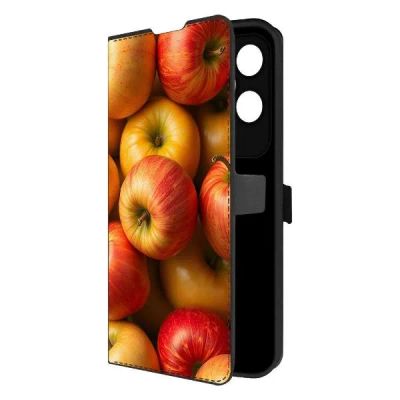 Лот: 25542616. Фото: 1. Чехол Krutoff Eco Book "Яблоки... Чехлы, бамперы