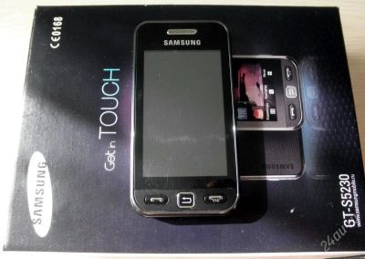 Лот: 1199827. Фото: 1. Samsung S5230 черный (полный комплект... Кнопочные мобильные телефоны