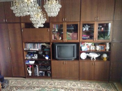 Лот: 5732926. Фото: 1. стенка б у прибалтика. Гостиные, стенки, горки