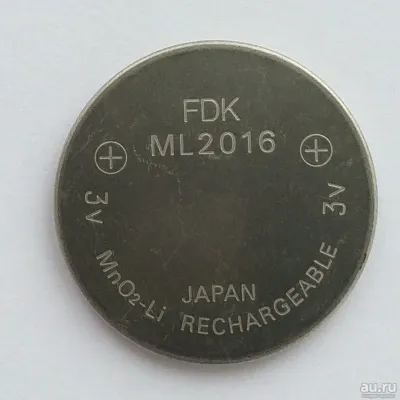 Лот: 20303384. Фото: 1. Аккумулятор FDK ML2016 SML2016... Батарейки, аккумуляторы, элементы питания
