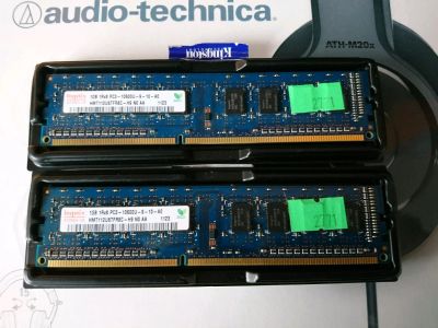 Лот: 8894727. Фото: 1. Оперативная память DDR3 1+1GB... Оперативная память