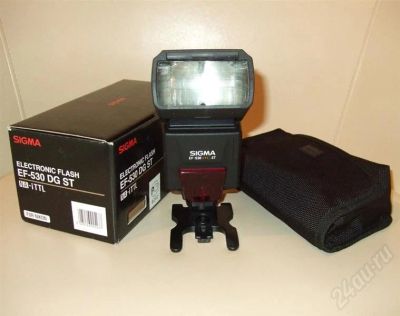 Лот: 632041. Фото: 1. Фотовспышка Sigma EF 530 DG ST... Вспышки, осветители, рассеиватели