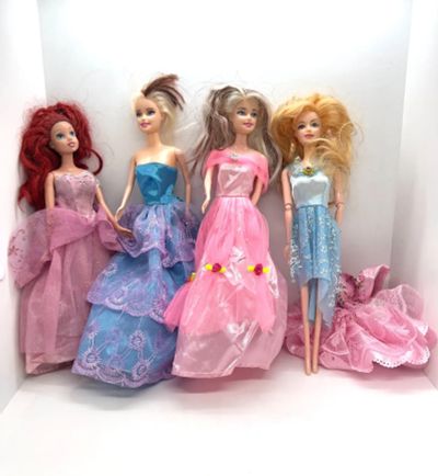 Лот: 25740194. Фото: 1. 🎀👗 Куклы Барби 4 штуки одним... Куклы и аксессуары