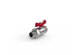 Лот: 18355313. Фото: 1. Кран шаровый американка 1/2"(15... Запорная и предохранительная арматура