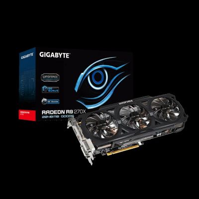 Лот: 8270171. Фото: 1. Gigabyte R9 270X(9 мес.заводской... Видеокарты