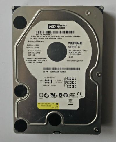 Лот: 5255754. Фото: 1. Жёсткий диск 320(Gb). Жёсткие диски (HDD)