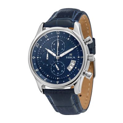 Лот: 23845759. Фото: 1. Серебряные мужские часы НИКА Gentleman... Оригинальные наручные часы