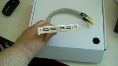 Лот: 8529266. Фото: 1. Планка 4 USB в корпус. Шлейфы, кабели, переходники