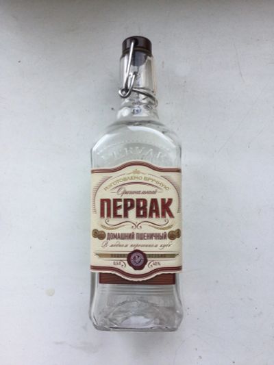 Лот: 18598903. Фото: 1. Бутылка с бугельной пробкой, есть... Контейнеры, банки