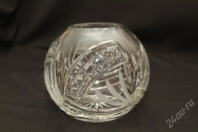 Лот: 605909. Фото: 1. Ваза хрустальная. Вазы