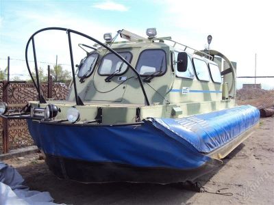 Лот: 2867920. Фото: 1. Амфибийный катер на воздушной... Лодки и катера