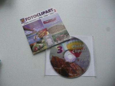Лот: 7573535. Фото: 1. CD, PhotoСlipart-3, 4000 images... Звук, фото, видео
