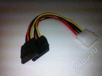 Лот: 1967490. Фото: 1. Переходник питания Molex - SATA... Шлейфы, кабели, переходники