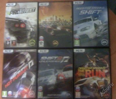 Лот: 2297827. Фото: 1. Коллекция игр Need for Speed... Игры для ПК