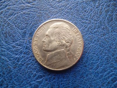 Лот: 11299784. Фото: 1. 5 центов 2000 года Усадьба Томаса... Америка