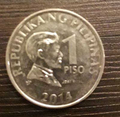 Лот: 13054639. Фото: 1. 1 piso 2014, Филиппины. Азия
