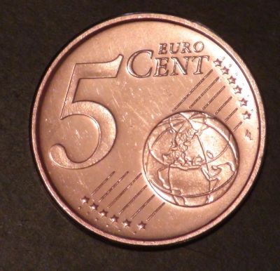 Лот: 3918279. Фото: 1. 5 евроцентов. Германия. 2005 г... Европа