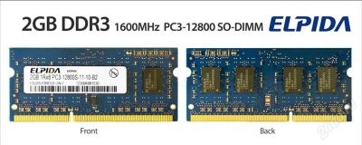 Лот: 2558296. Фото: 1. 4gb (2x2gb) SO-DIMM DDR3 PC3-10600... Оперативная память