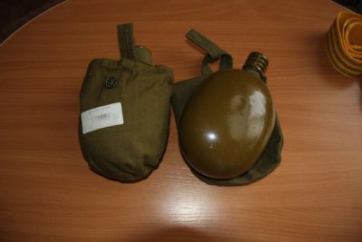 Лот: 8810222. Фото: 1. Фляжка солдатская алюминиевая... Туристическая, походная мебель