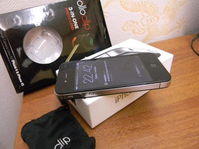 Лот: 3217066. Фото: 1. iPhone 4s 32g Полный комплект... Смартфоны