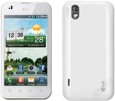 Лот: 1545951. Фото: 1. lg optimus black белый. Смартфоны