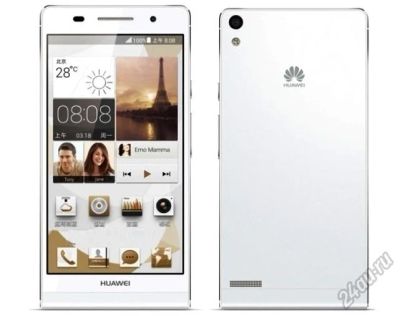Лот: 5857672. Фото: 1. Huawei Ascend P6. Смартфоны