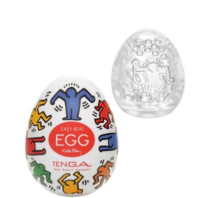 Лот: 24254529. Фото: 1. Мастурбатор Tenga Egg Keith Haring... Игрушки