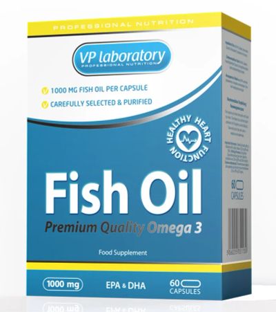 Лот: 8699682. Фото: 1. Fish Oil от VP Lab (60 капс). Спортивное питание, витамины