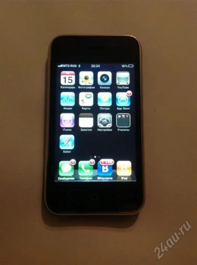 Лот: 2424889. Фото: 1. iphone 3g оригинал (черный) в... Смартфоны