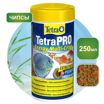 Лот: 20306080. Фото: 1. ✅Tetra Pro Energy 250мл чипсы... Корма