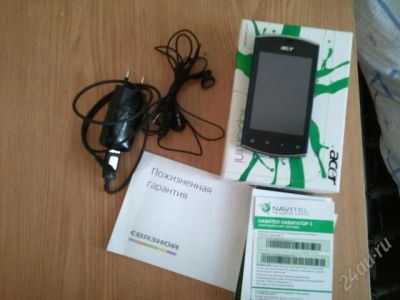 Лот: 2377437. Фото: 1. Acer e310 «пожизненная гарантия... Смартфоны