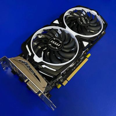 Лот: 16700961. Фото: 1. Видеокарта MSI RX570 ARMOR OC... Видеокарты